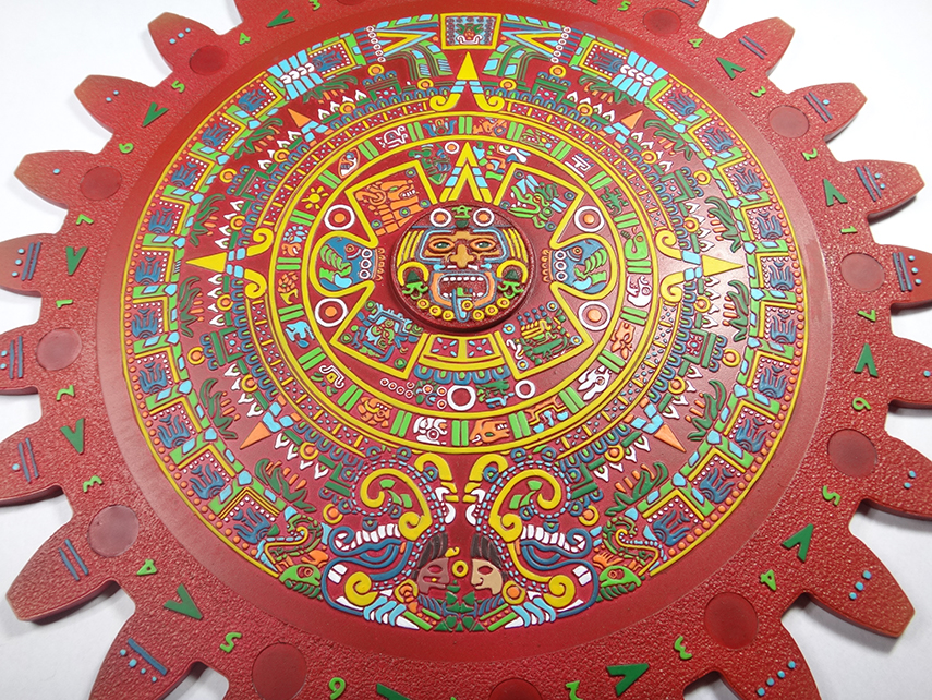 [Peinture] Tzolk'in le Calendrier Maya + Temples de Roolz - Discutons